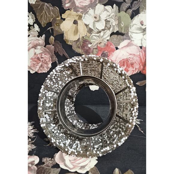 Mini Beaded Bead Candle Shade Lamp Shade - Picture 5 of 5